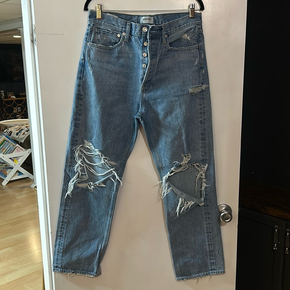 Agolde 90's Mid Rise Loose Fit in Fall Out
